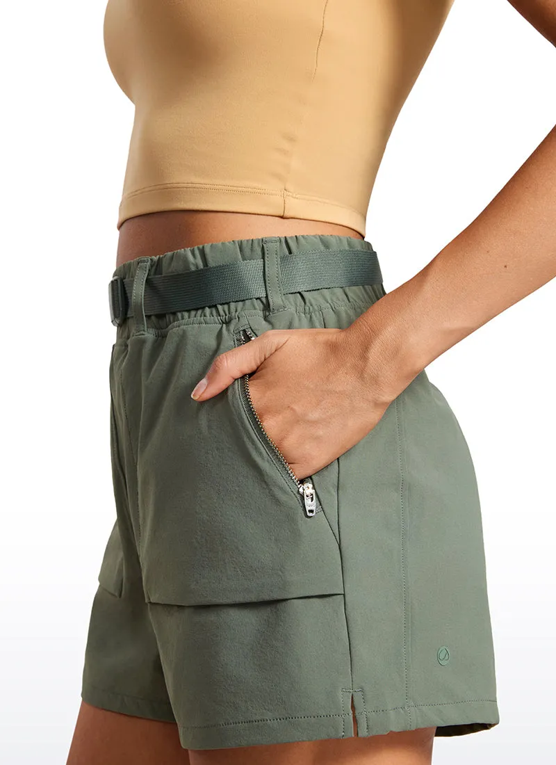 Waterproof Hiking Shorts with Belt 3''