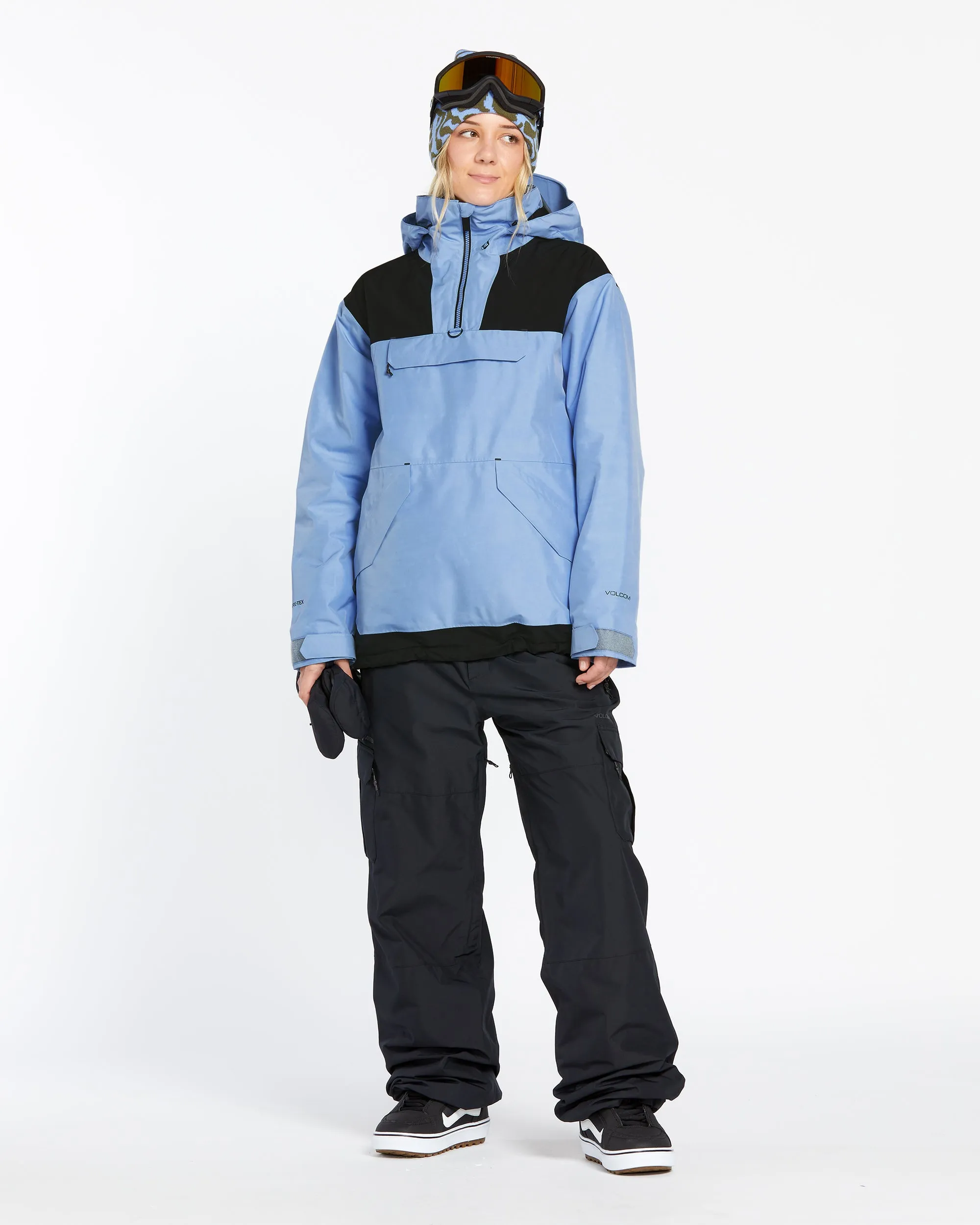 Womens Fern Insulated Gore Pullover - Crystal Blue