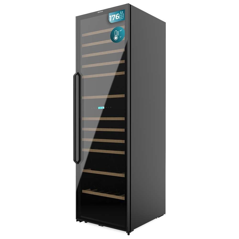 41z3dtlGbiL Cecotec Bolero GrandSommelier Duo 176 – Weinkühlschrank für 176 Flaschen, Dual-Temperatur, LED – Bild 1