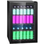 Bomann® Getränkekühlschrank KSG 7290 – 115 L, Glastür, 4 Ablagen, 39 dB, bis zu 178 Dosen
