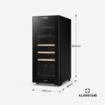 Klarstein Bovella 18 Duo+ Weinkühlschrank – 50 L, Zweizonen, Glastür – Bild 7