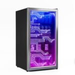 TRIUMPHKEY 90L Getränkekühlschrank – Glastür, RGB-LED-Beleuchtung