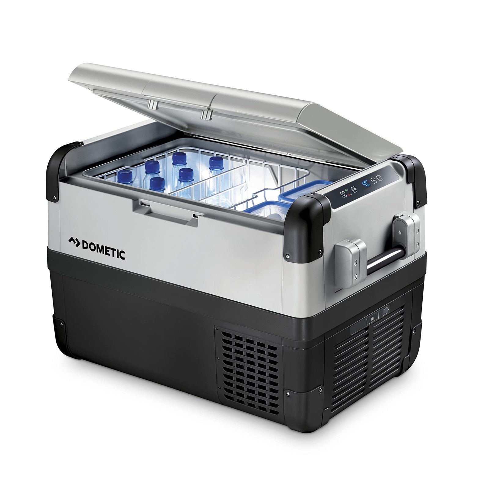 71CDYGMUmiL-1 DOMETIC CFX 50 Kompressor-Kühlbox, 46 Liter, 12/24 V und 230 V für Auto, LKW, Boot, Wohnmobil und Steckdose, mit USB Anschluss – Bild 1