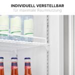 Bomann® Getränkekühlschrank KSG 7351 – 347 L, Glastür, 6 verstellbare Ablagen, LED, abschließbar – Bild 6