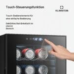 Klarstein Bovella 18 Duo+ Weinkühlschrank – 50 L, Zweizonen, Glastür – Bild 6