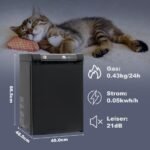 Techomey Gas Kühlschrank 60L, Camping Kühlschrank Gas 12V 230V, Wohnmobil Kühlschrank, Absorber Kühlschrank Gas für Haus, Outdoor, Camping, Schwarz – Bild 5