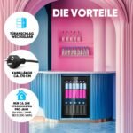 Bomann® Getränkekühlschrank KSG 7290 – 115 L, Glastür, 4 Ablagen, 39 dB, bis zu 178 Dosen – Bild 4