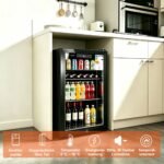 E-Yards Getränkekühlschrank – Dreifach-Glastür, LED, Temperaturregelung, verstellbare Ablagen – Bild 6